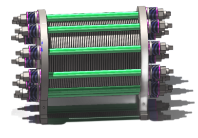 Alkaline water electrolyzer (round)