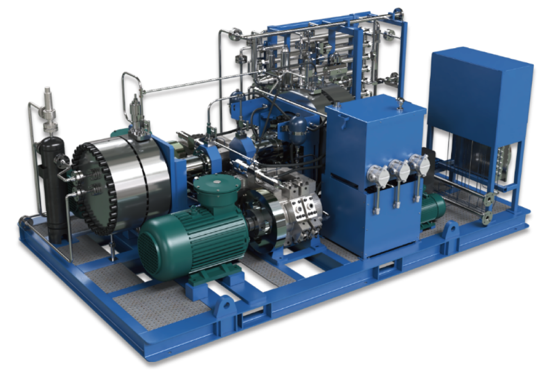 22MPa充装液驱隔膜式氢气压缩机