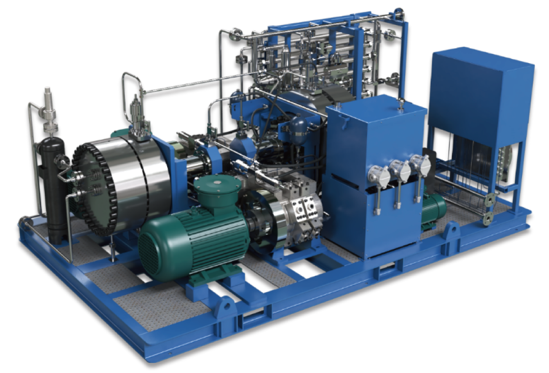 22MPa filled liquid drive diaphragm hydrogen compressor